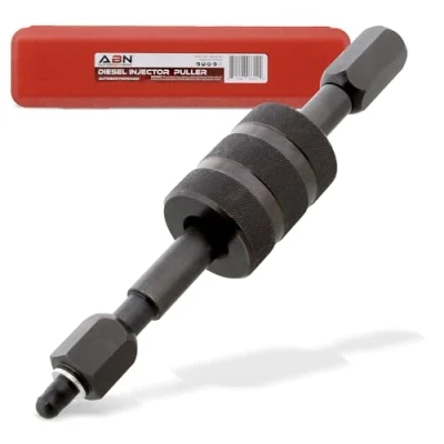 Image of ABN Diesel Injector Puller Tool with Slide Hammer, Common Rail Remover w/ M8, M12, M14 Thread Adapter