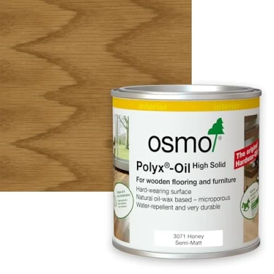 Image of Osmo Polyx Oil Tints, Semi Matt Finish (750ml, 3071 Honey, Matt)