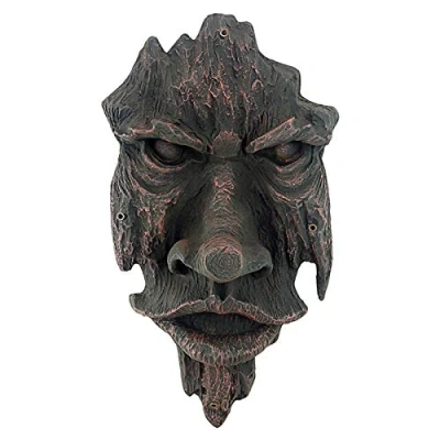 Image of flouris Greenman Tree Hugger, Old Man Face Sculpture Resin Sculpture, Garden Ornament, Peeker Yard Art, Whimsical