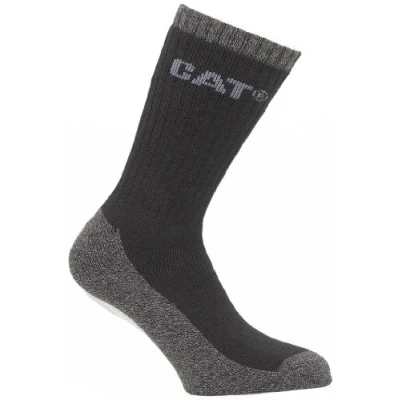 Image of Caterpillar Thermo Sock 2 Pair Pack Black 6x11