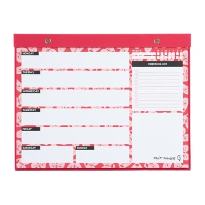 Image of Kokonote Weekly Planner x CRVSH A4 Desk Organiser Family 64 Tear Off Pages Calendar To Do List Book Cute Stationery