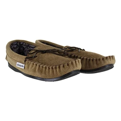 Image of Lambretta Taupe Suede Moccasin UK8