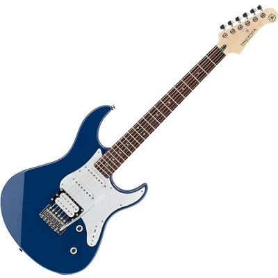 Image of Yamaha Pacifica 112V electric guitar for beginners and advanced players, with 2 online lessons a Music School teacher, in United Blue