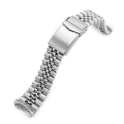 Image of MiLTAT 22 mm Super Louis Jub Metal Watch Strap Compatible with Seiko 5 5kx srpd51 srpd71 srpe83