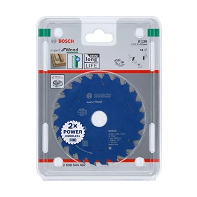 Image of Bosch Professional Circular Saw Blade Expert (for Wood, 120 x 20 1.7 mm, 24 teeth; Accessories: Cordless Saw)