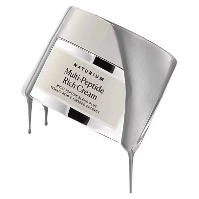 Image of Naturium Multi Peptide Rich Cream Nourishing Moisturiser For Face, Smoothing &amp; Firming, Most Skin Types 50 ml