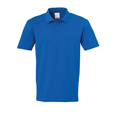 Image of uhlsport Essential Men&#039;s Polo Shirt, Mens, 100221003, Azure Blue, L