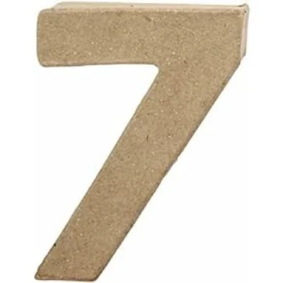 Image of 26674 Create Craft Number Small 10cm 7 1pc