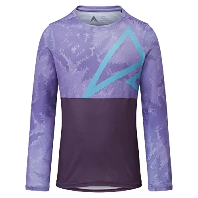 Image of Altura Kids Unisex Spark Longsleeve Lightweight MTB Cycling Jersey Purple 7 8 Years