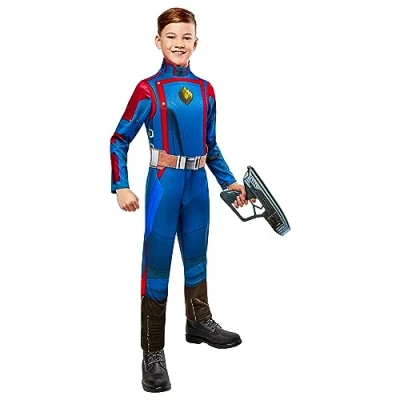 Image of Rubie&#039;s 1000629XS Star Lord Child Deluxe Kids Fancy Dress, Boys, Multi, 5 6 Years