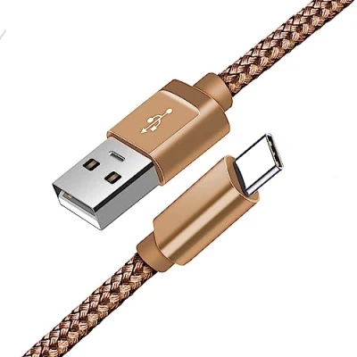 Image of USB C Charger Cable, Type Cable Fast Charging, Charging Nylon Braided Compatible with Samsung S10 S9, Huawei P10, Sony, LG (3 Meters)