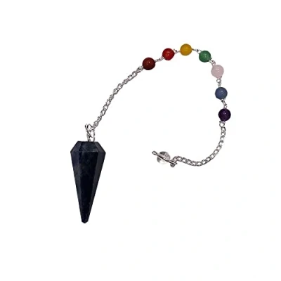 Image of VIE Pendulum with 7 Chakra Beaded Chain (Sodalite)