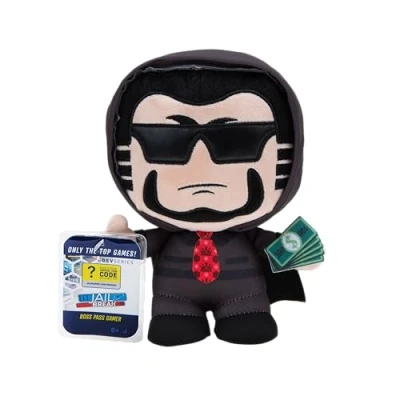 Image of DevSeries Boss Pass Gamer Collector Plush 8 Inch Polyester with Exclusive Virtual Item Code
