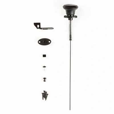 Image of National Hardware N109 070 Gate Latch Cable Pull, Black