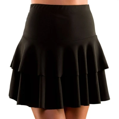 Image of Wicked Costumes Adult Unisex 80&#039;s Ra Skirt (Black) M/L (UK 12 16)