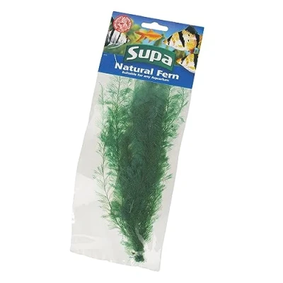 Image of Supa Natural Large Size Green Coloured Fern, Attractive Decoration Which Adds Colour and Movement to Your Aquarium