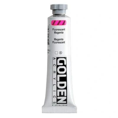 Image of Golden : Heavy Body Acrylic Paint 59ml Fluorescent Magenta