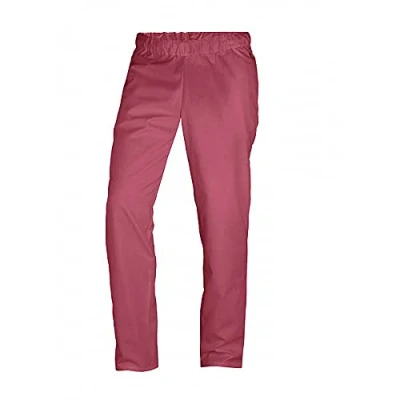 Image of BP 1645 400 0182/XSn, Unisex trousers, with elasticated waist 215,00 g/m², fabric blend, Color blackberry, Size XSn