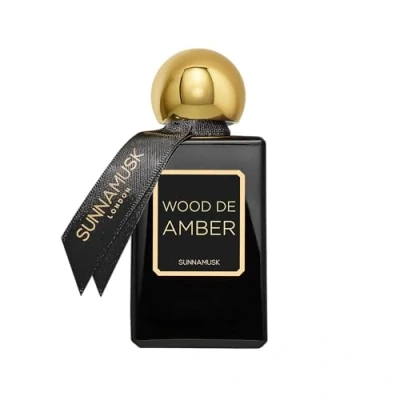 Image of Sunnamusk London Wood De Amber Eau Parfum, Unisex, Woody Fragrance, Perfume, Luxury Fragrance (50ml)