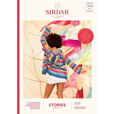 Image of Sirdar Stories DK Crochet Pattern 10528 Hoodstock Hoodie