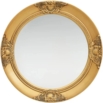 Image of vidaXL Wall Mirror Baroque Style 50 cm Gold
