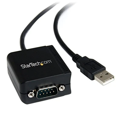 Image of StarTech.com 8.3ft (2.5m) 1 Port FTDI USB to Serial RS232 Adapter Cable with Optical Isolation, TAA