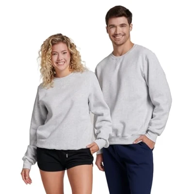Image of Russell Athletic mensRussell Men’s Dri Power Fleece Sweatshirts &amp; Hoodies Long Sleeve Hoody Gray Large