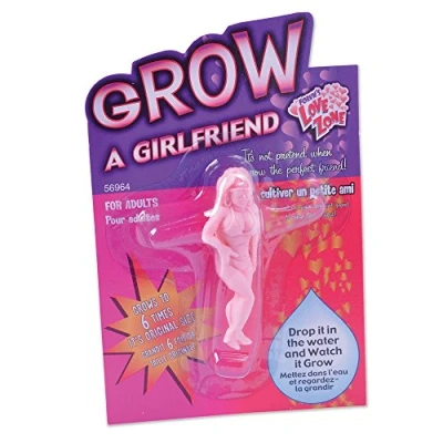 Image of Pink Grow A Girlfriend for Adults (Pack of 1) Easy To Use &amp; Fun Design, Idea Singles, Birthdays, Bachelorettes, Hen Party, More