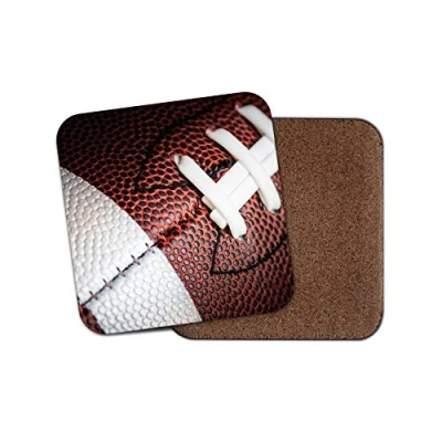 Image of 1 x American Football Coaster Ball Sport Rugby Boys Dad Son Uncle #16918