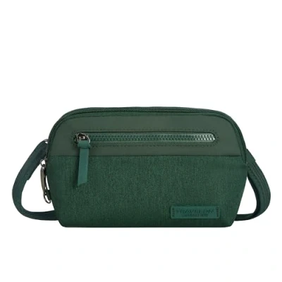 Image of Travelon Anti theft Metro Convertible Small Crossbody Bag, Forest Heather, One Size, Bag