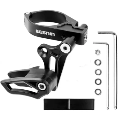 Image of BESNIN Chain Guide Mountain Bike mtb Bash Guard Bicycle Protector 7075 Aluminium Alloy