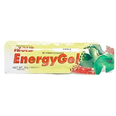 Image of HIGH5 Energy Gels Quick Release Sports to Power Muscles for Peak Performance Natural Fruit Juice &amp; Caffeine Free On The Go Boost Running, Cycling and Endurance (Berry, 20 x 40g)