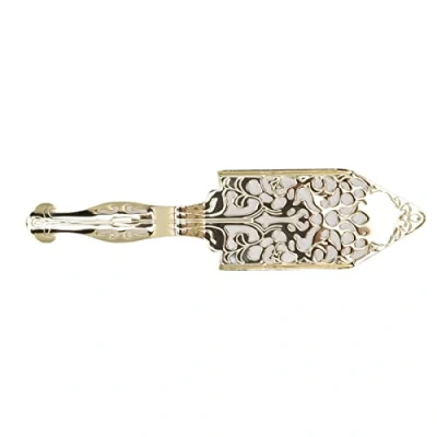 Image of Absinthe Spoon, Comfortable Weight Stainless Steel Wormwood Cocktail Spoon Retro Beautiful for Clubs Bars Home Gold