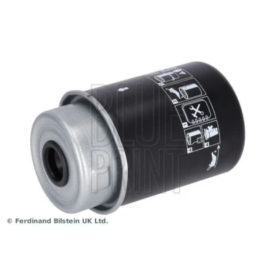 Image of WJI500030 Fuel Filter BLUE PRINT ADJ132304C Spin on Filter, with water drain screw, In Line LAND ROVER: Range Rover 3
