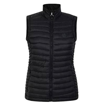 Image of Dare 2b Womens Deter Waterproof Padded Gilet Black Size 10