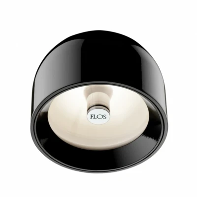 Image of Flos Wan Ceiling Lamp/Wall Lamp Black