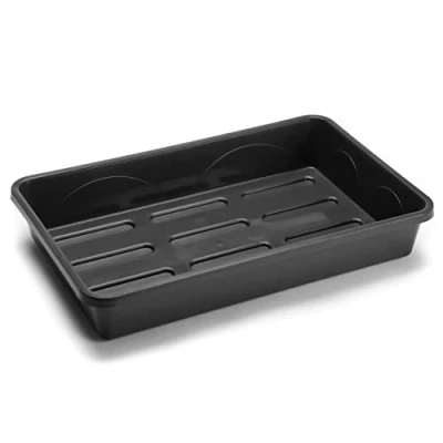 Image of EarlyGrow MPL50041/A/S Heavy Duty Medium Seed or Gravel Tray 38 x 24 6 Centimetres Black