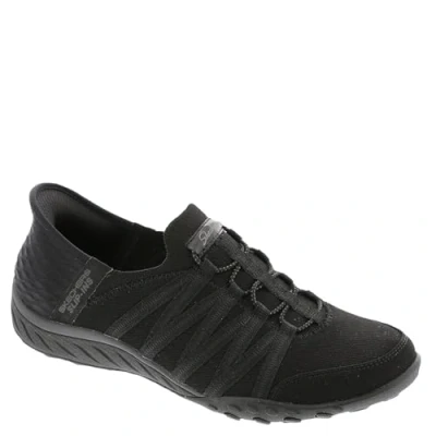 Image of Skechers Women&#039;s Breathe Easy ROLL with ME Sneaker, Black, 6.5 UK