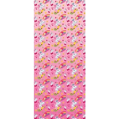 Image of Emoji Joy Pixels Unicorn 4M Roll Wrap, X 69CM, Wrapping Paper for Children&#039;s Presents, Climate Pledge Friendly Paper, Recyclable Officially Licensed
