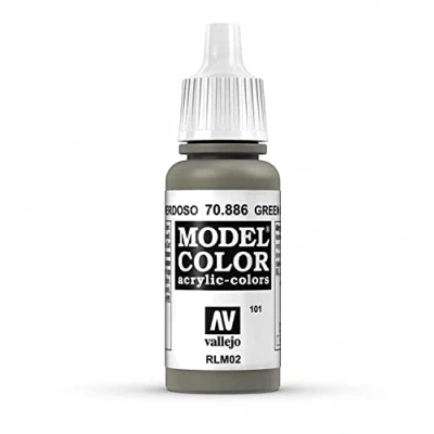 Image of Vallejo VJ70886 Model Color 17 ml Acrylic Paint Green Grey
