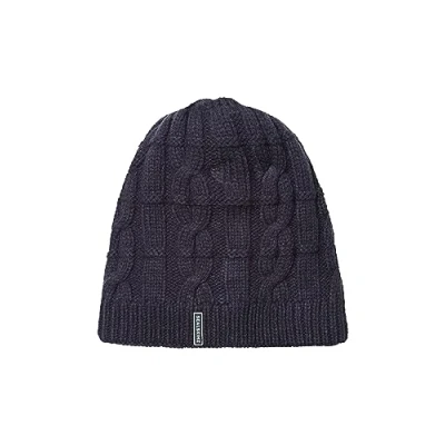 Image of SEALSKINZ Blakeney Waterproof Cable Knit Unisex Beanie Hat Everyday Outdoor Accessory Lightweight &amp; Breathable Navy