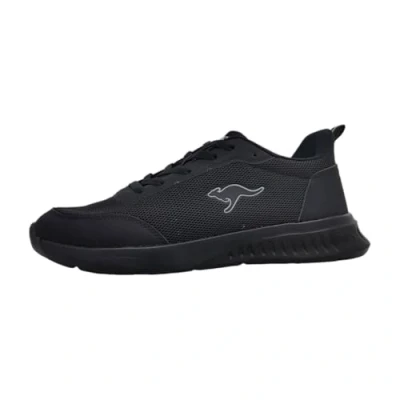Image of KangaROOS Men&#039;s Kl a Club Sneaker, Jet Black Mono, 12 UK