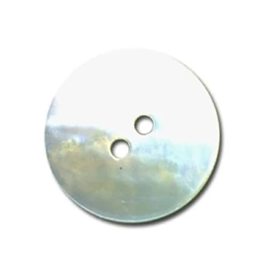 Image of Pack of 3 Akoya Natural White Mother Pearl Buttons Size 13mm