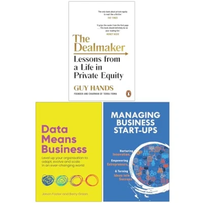 Image of The Dealmaker, Data Means Business &amp; Managing Start Ups 3 Books Collection Set
