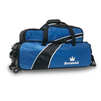 Image of Brunswick Edge Tournament Triple Tote Bowling Bag with Shoe Pouch