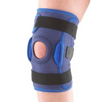 Image of Neo G Knee Brace For Kids, Hinged Open Patella Side Hinges Support ACL, Juvenile Arthritis Relief, Joint Pain, Meniscus Pain Adjustable Compression Class 1 Medical Device One Size Blue