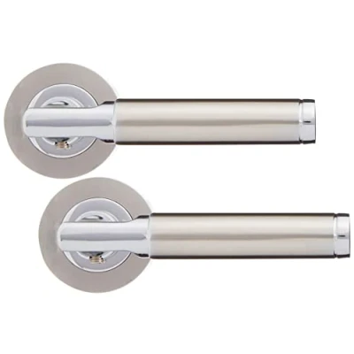 Image of Carlisle Brass GK006SNCP/INTB BELAS Latch Pack, Satin Nickel/Polished Chrome