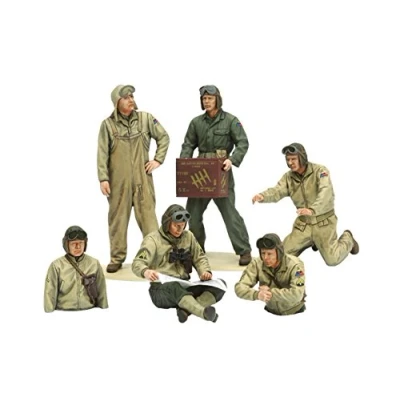 Image of TAMIYA TM35347 Toy Military 1:35 US Tank Crew Vehicle, Yellow, blue, green, grey, Small