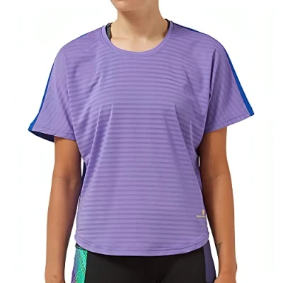Image of Ronhill Women&#039;s Life Agile S/S S Tee, Lilac/Azurite, 12 EU