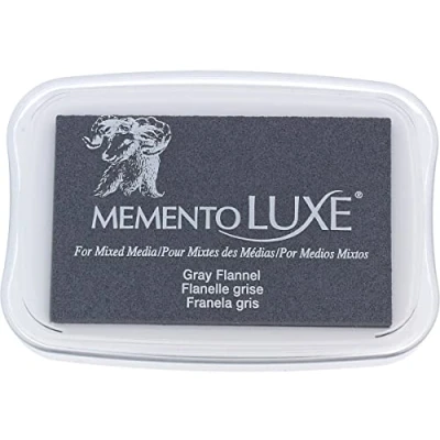 Image of Tsukineko Memento Luxe Mixed Media Ink Pad Grey Flannel